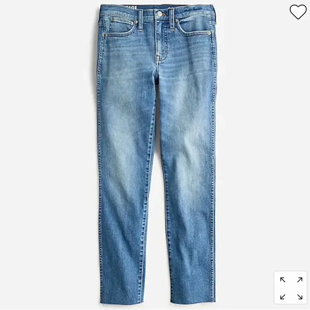 NWT J Crew Vintage Slim Straight Jeans Size 30